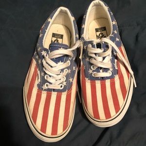 American Flag Vans